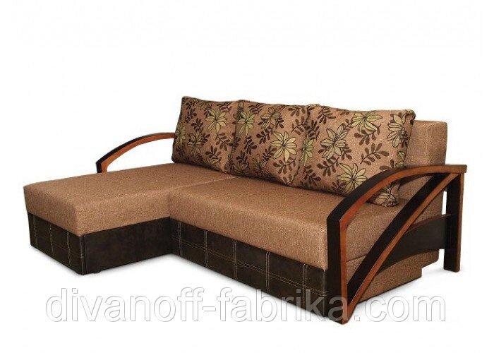 Кутовий ортопедичний диван Флоренція від компанії Інтернет-магазин "Фабрика Divanoff" - фото 1