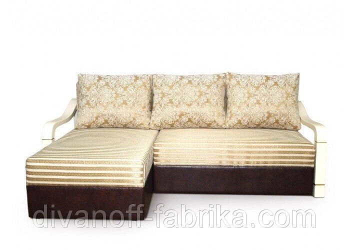 Кутовий розкладний диван Неаполь від компанії Інтернет-магазин "Фабрика Divanoff" - фото 1