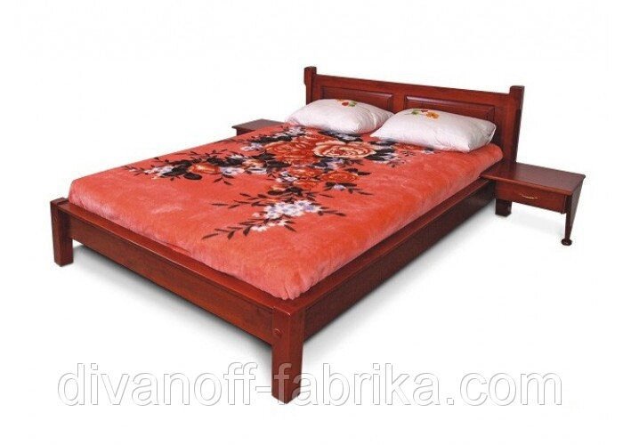 Ліжко Гармонія вільха 80х200 від компанії Інтернет-магазин "Фабрика Divanoff" - фото 1