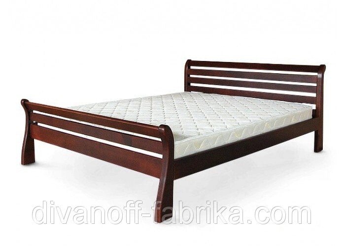 Ліжко Ретро сосна 160х200 від компанії Інтернет-магазин "Фабрика Divanoff" - фото 1