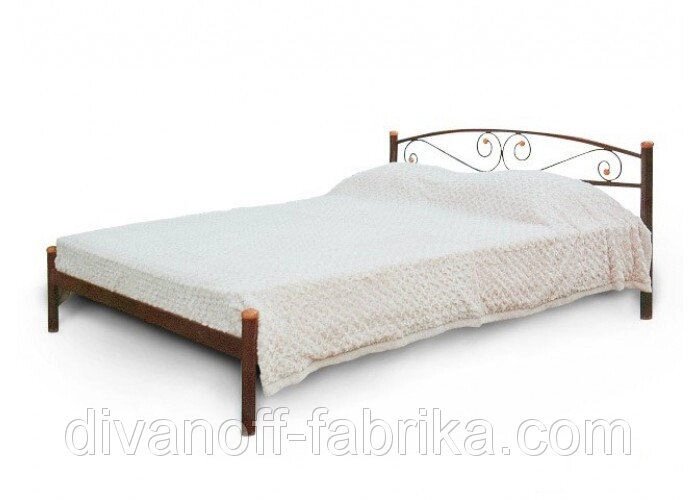 Ліжко Вероніка 120х200 від компанії Інтернет-магазин "Фабрика Divanoff" - фото 1