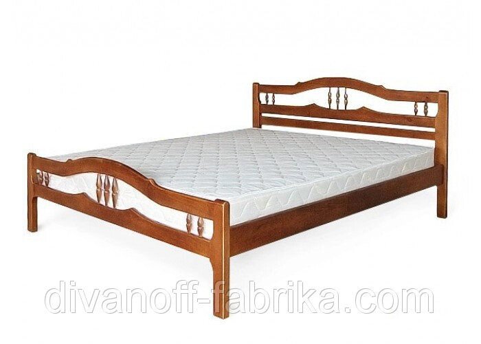 Ліжко Юлія дуб 160х200 від компанії Інтернет-магазин "Фабрика Divanoff" - фото 1