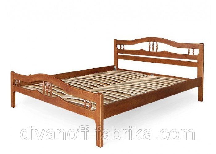 Ліжко Юлія сосна 120х200 від компанії Інтернет-магазин "Фабрика Divanoff" - фото 1