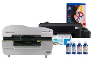 Вакуумний термопрес INKSYSTEM 3D-Max та принтер Epson L121 з набором для сублімаційного друку