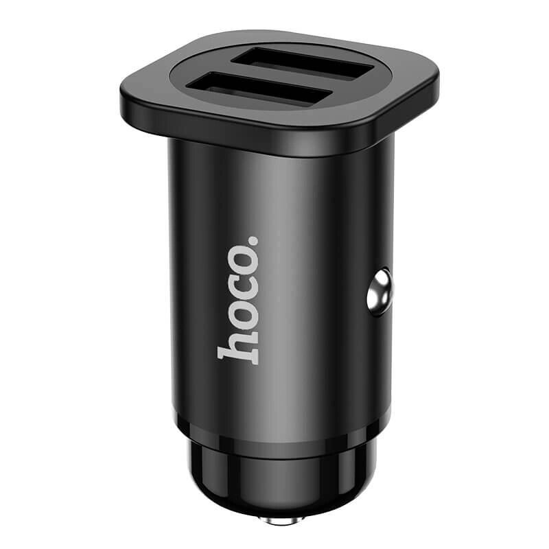 Адаптер автомобільний HOCO Wise road dual port car charger set NZ4 2USB, 4.8A від компанії da1 - фото 1