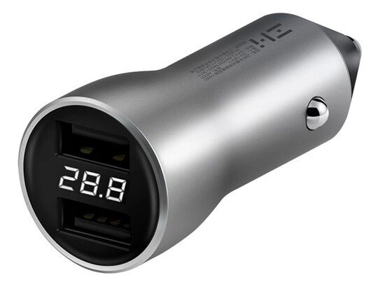 Адаптер автомобільний ZMI Car Charger with Display AP621 EU 2USB від компанії da1 - фото 1