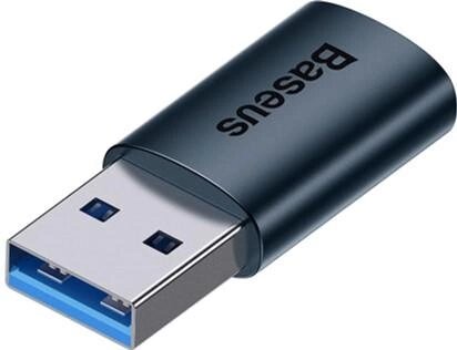 Адаптер Baseus Mini OTG USB 3.1 тато — Type-C мама (ZJJQ000103) від компанії da1 - фото 1