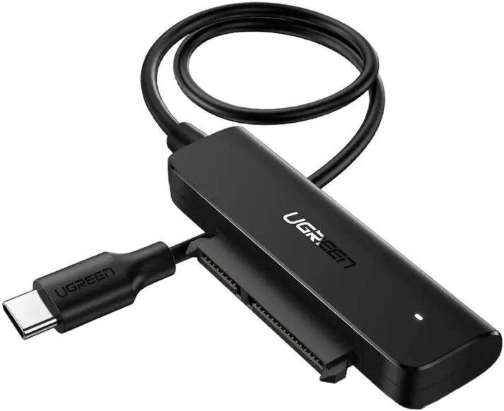 Адаптер для ссд і жорстких дисків UGREEN CM321 USB-C 3.0 to 2.5-Inch SATA Converter 50cm від компанії da1 - фото 1