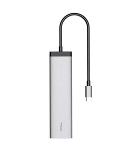 Адаптер (хаб) xiaomi 7-в-1 miiiw HDMI / USB-C PD / 3*USB-A 3.0 / TF / SD (MWCMA01)