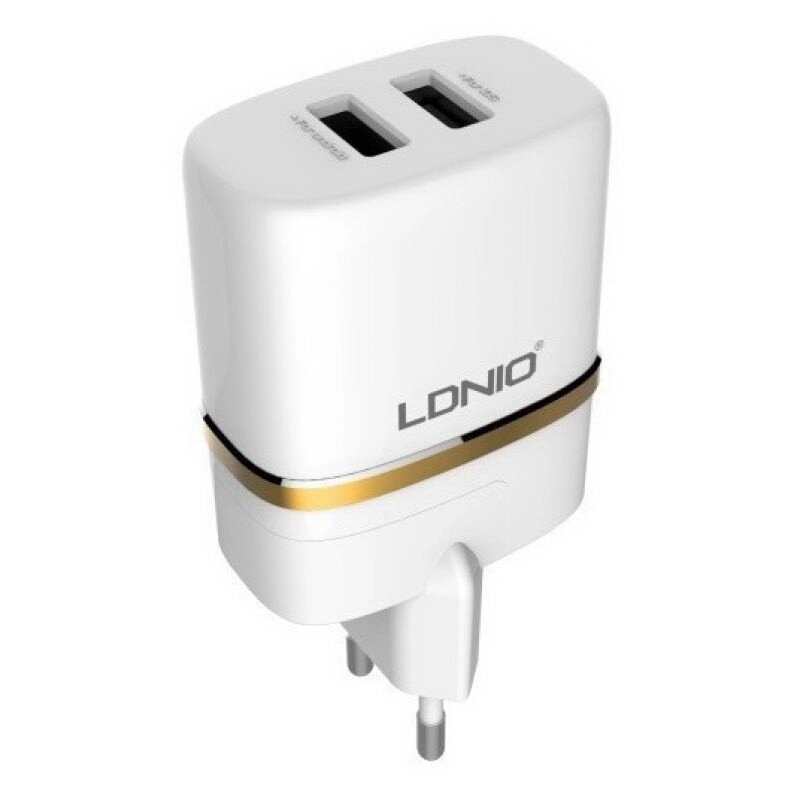 Адаптер мережевий Ldnio DL-AC52 2USB. 2.4A від компанії da1 - фото 1