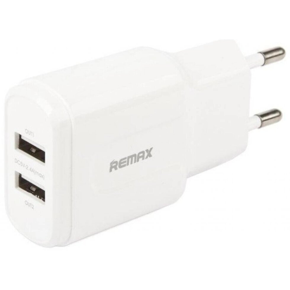 Адаптер мережевий Remax 2*USB 2.1 A Rp-u22 зарядний блок живлення від компанії da1 - фото 1