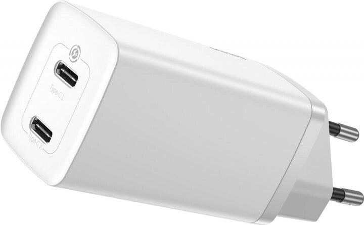 Адаптер живлення 65 W Baseus GaN2 Lite Quick Charger C+C CCGAN2L-E02 від компанії da1 - фото 1