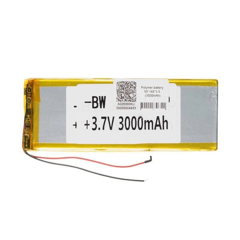 АКБ універсал Polymer battery 50*140*3.5 3000mAh від компанії da1 - фото 1