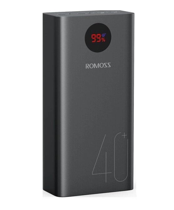 АКБ зовнішній портативний Romoss PEA40 40000mAh 18 W (PEA40-112-2A45) чорний від компанії da1 - фото 1