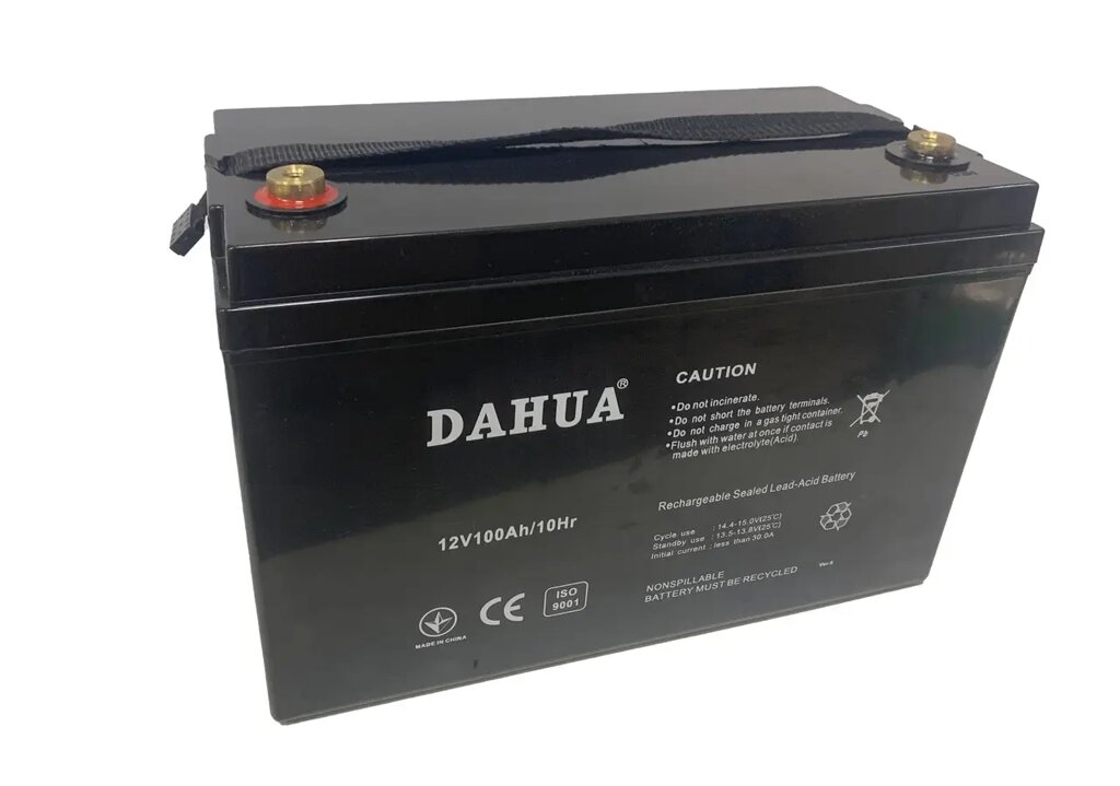 Аккумулятор AGM DAHUA 12V 100Ah від компанії da1 - фото 1