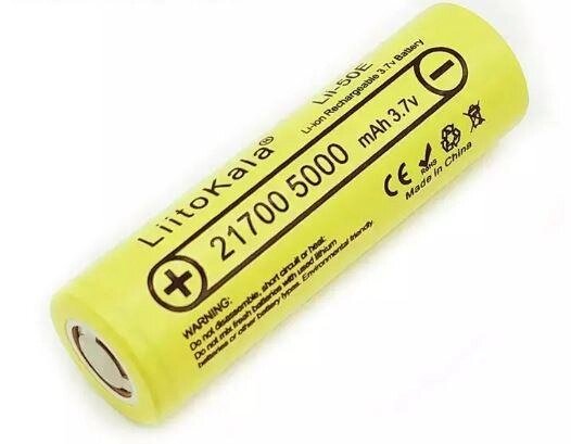 Аккумулятор LiitoKala Lii-50E 21700 5000mAh 3.7v Li-ion від компанії da1 - фото 1