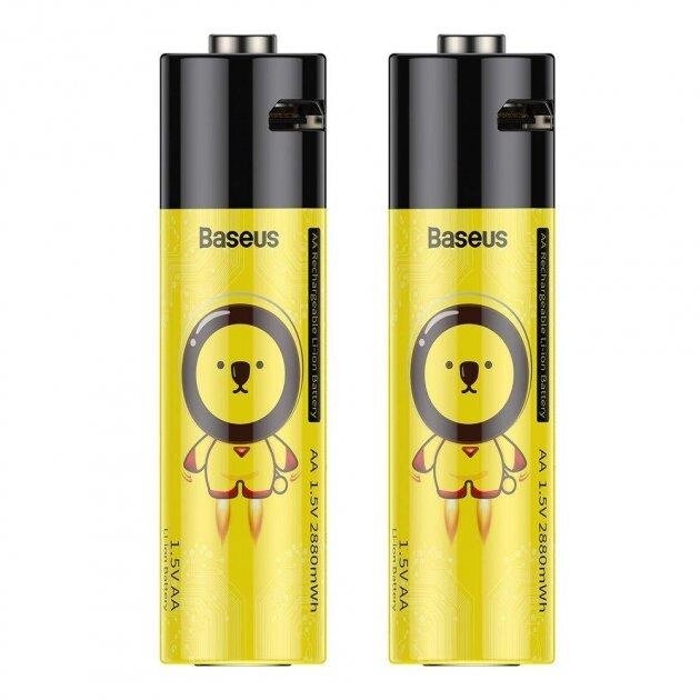 Акумулятор Baseus AA Rechargeable Li-ion Battery 2 шт. від компанії da1 - фото 1