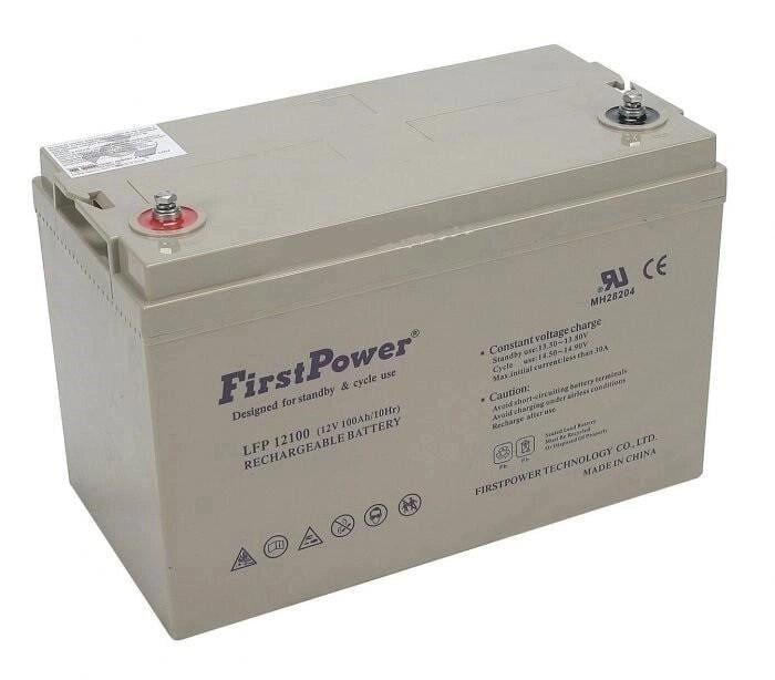 Акумулятор гелієвий FirstPower LFP12100G 12/100Ah — 12 вольт 100 Ампер-годин від компанії da1 - фото 1