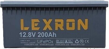 Акумулятор Lexron LiFePO4 12.8 V 200 Ah (2560Wh) 522 x 238 x 223 мм від компанії da1 - фото 1