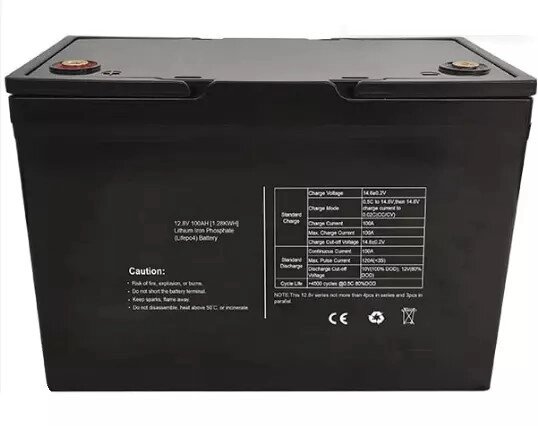 Акумулятор LiFePO4 LFP100-12 12 V 100 Ah під клеми M6 від компанії da1 - фото 1