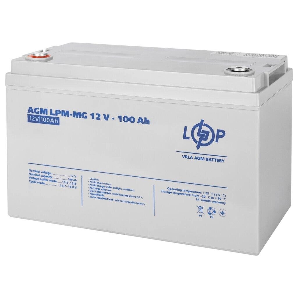 Акумулятор мультигелевий LogicPower LPM-MG 12 V — 100 Ah від компанії da1 - фото 1