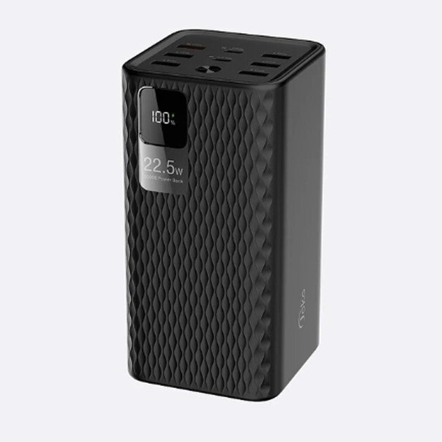 Акумулятор портативний — зовнішня батарея Joko J10 50000 mAh PD 20W QC 3.0 18W чорна від компанії da1 - фото 1