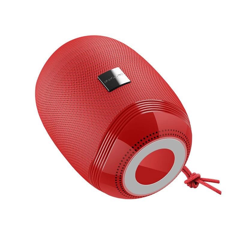 Акустика бездротова BOROFONE Miraculous sports wireless speaker IPX5 BR6 червона від компанії da1 - фото 1