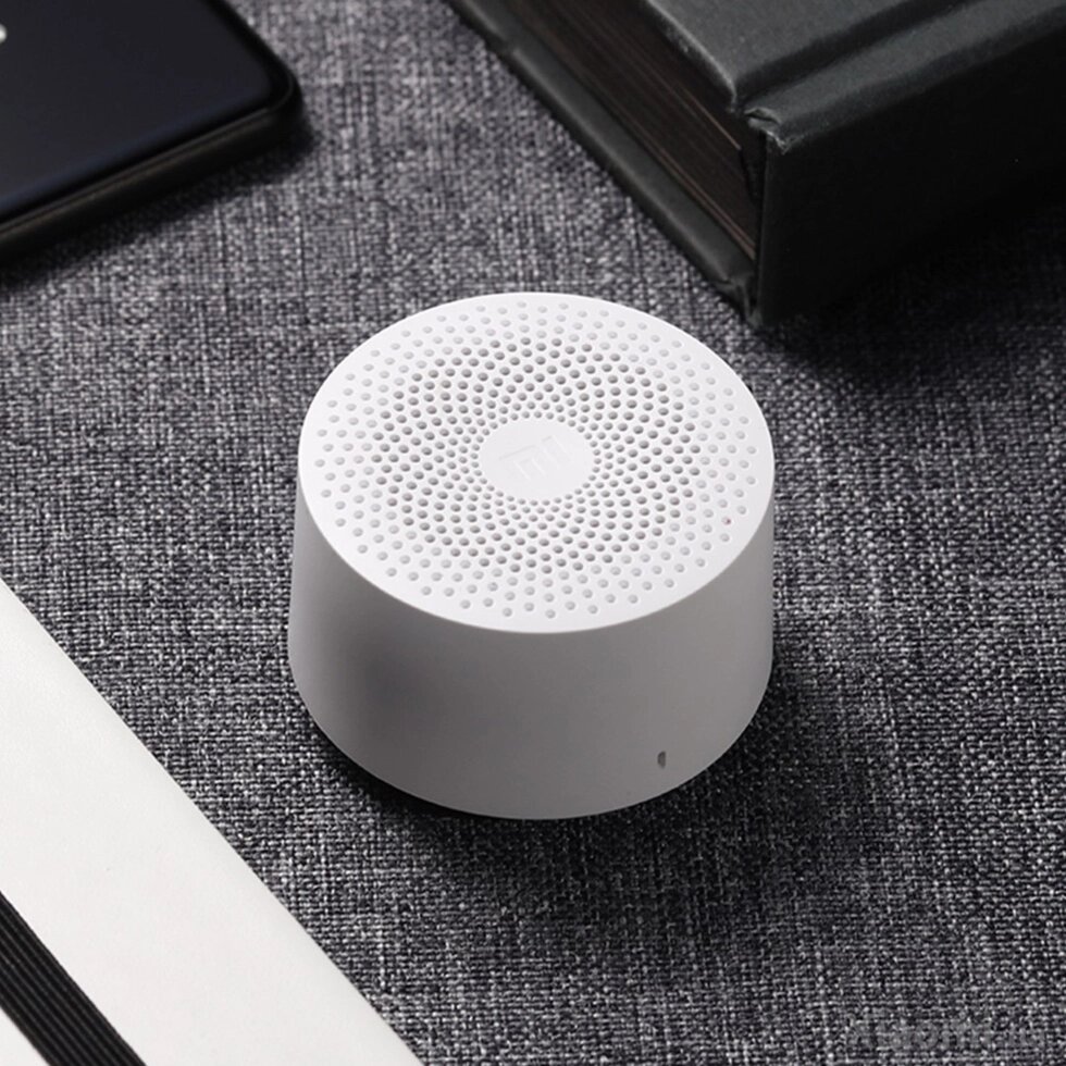 Акустика бездротова XiaoMi Compact bluetooth Speaker 2 біла від компанії da1 - фото 1