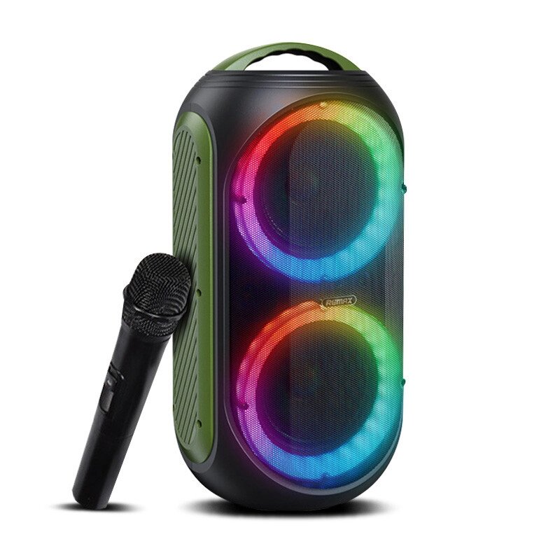 Акустика-караоке REMAX Little Boy RGB LED Outdoor Wireless Speaker RB-X9 |30W, BT5.0, TF, USB,  2.5Hours| від компанії da1 - фото 1