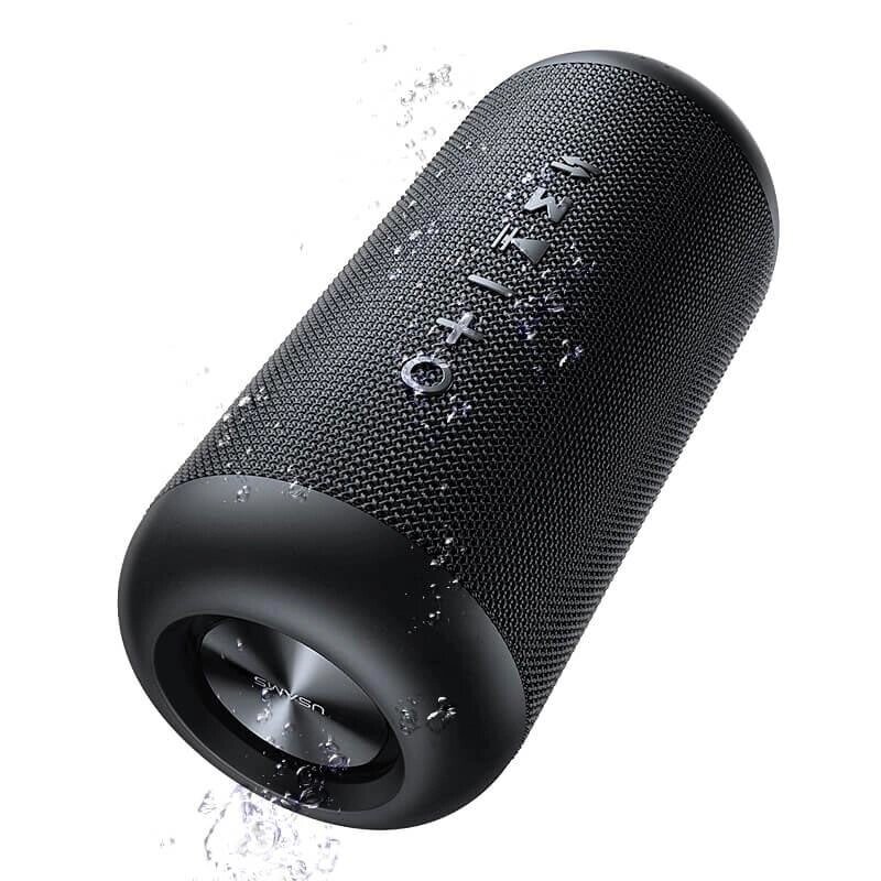 Акустика USAMS Portable Outdoor Wireless Speaker YX Series US-YX008 IPX6 10W черная від компанії da1 - фото 1