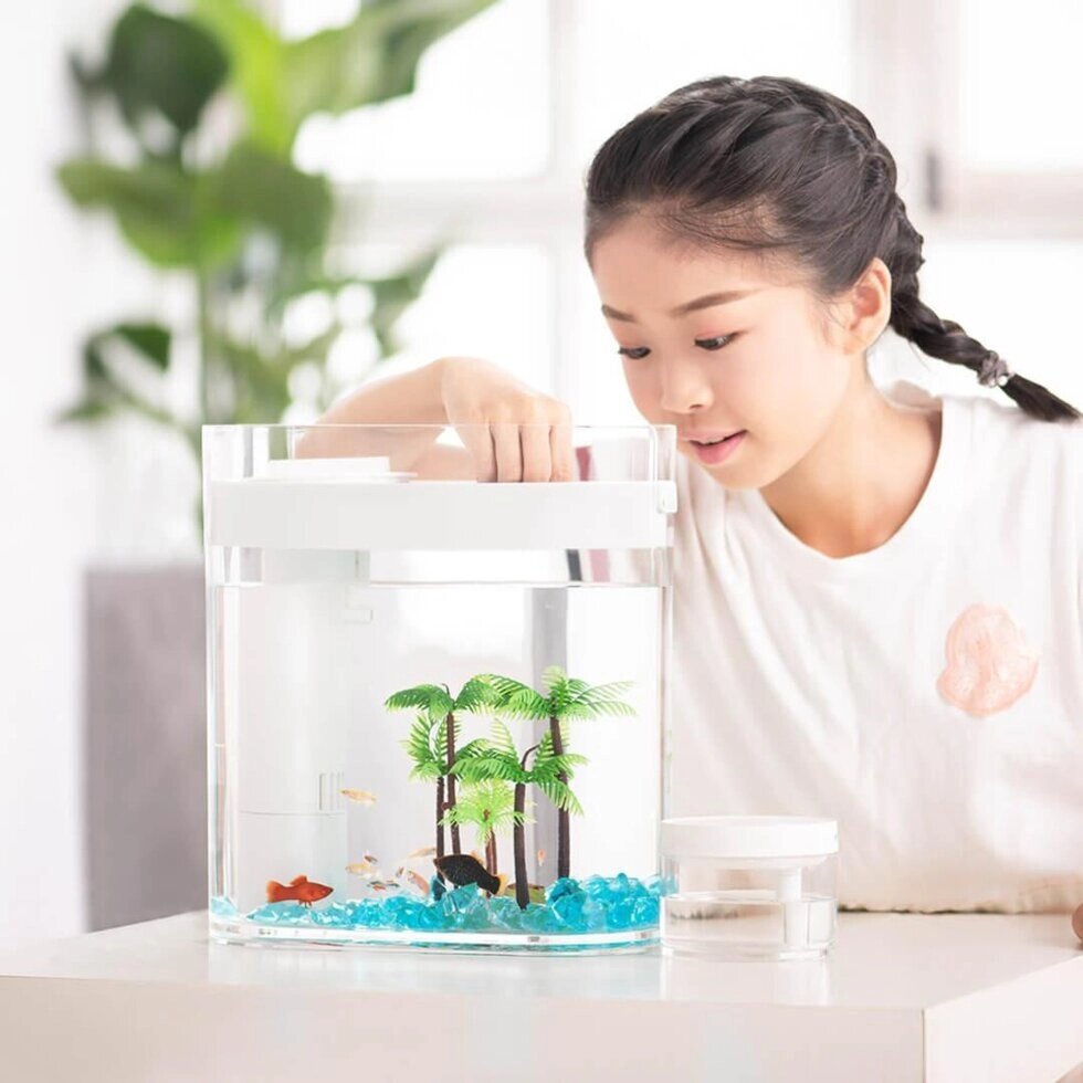 Акваріум Xiaomi Eco fish tank Air humidifier Youth Edition білий 260*135*280 HF-JHYGZH001 від компанії da1 - фото 1