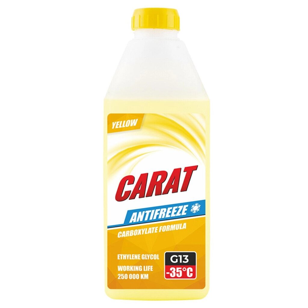 Антифриз CARAT G13 YELLOW (жовтий) 900г від компанії da1 - фото 1