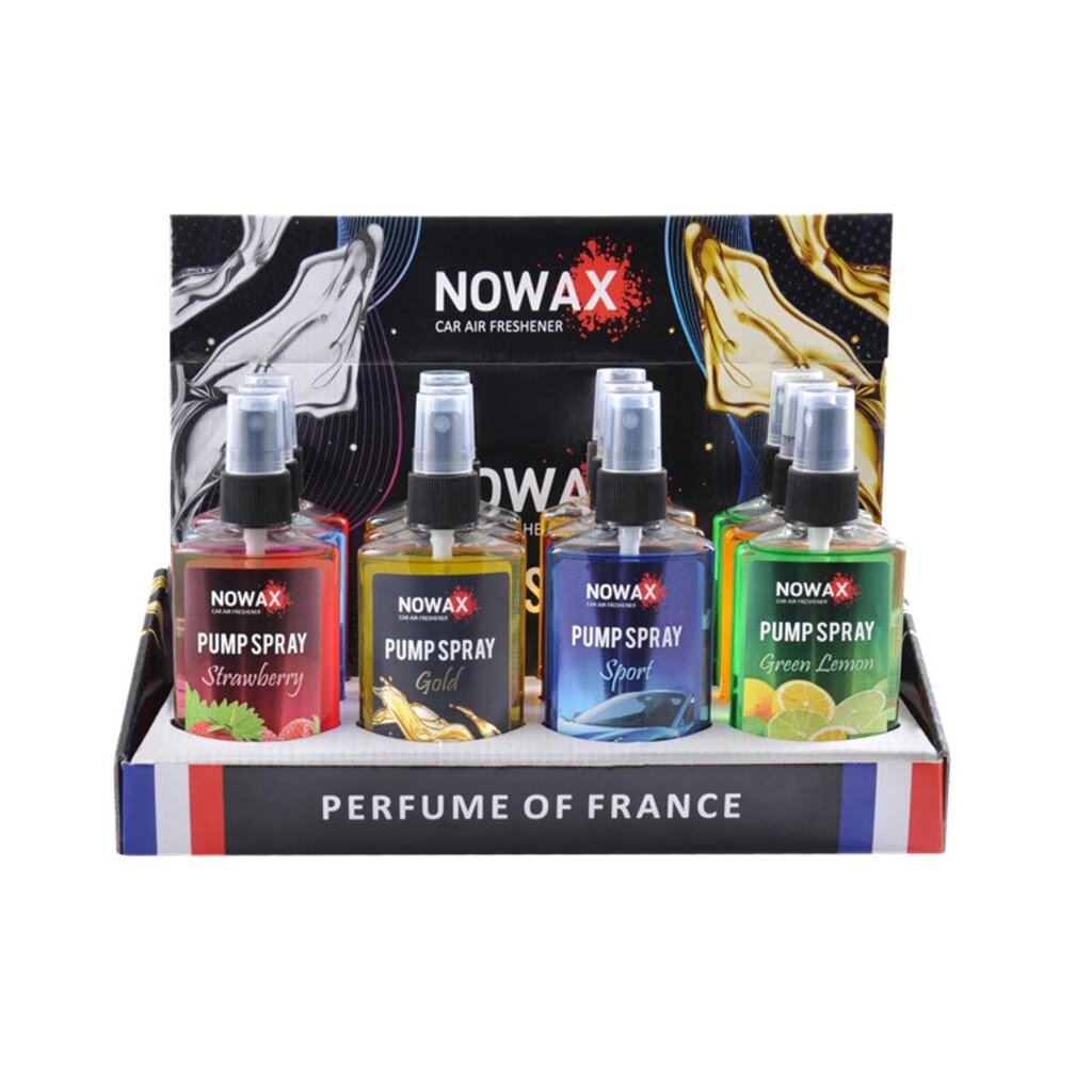 Ароматизатор Nowax Pump Spray MIX №2, 75ml, 12шт від компанії da1 - фото 1