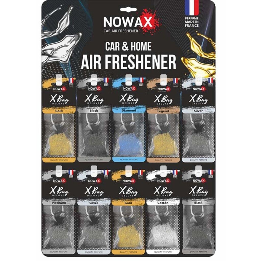 Ароматизатор Nowax X Bag Delux NX07588 набір 30 штук від компанії da1 - фото 1