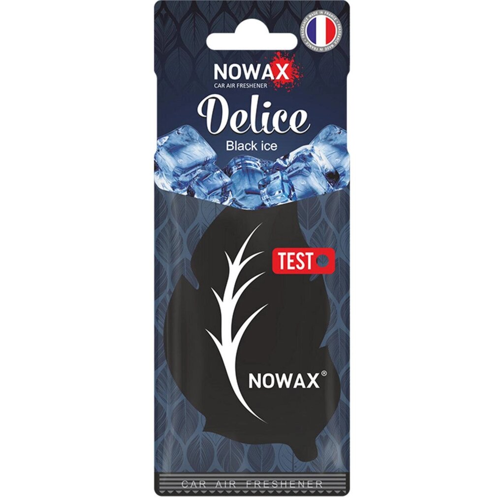 Ароматизатор повітря целюлозний Nowax серія Delice — Black IceNX00077 від компанії da1 - фото 1