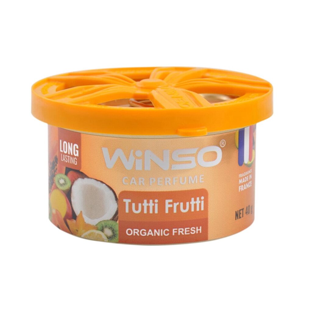 Ароматизатор Winso Organic Fresh Tutti Frutti 40 грамів банку від компанії da1 - фото 1