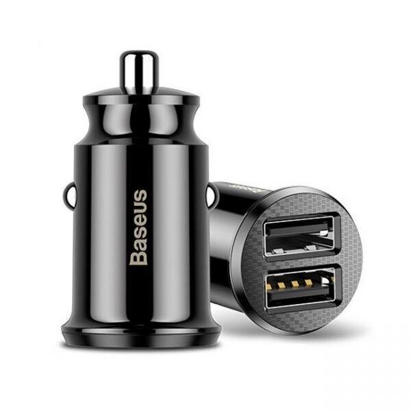 Авто Адаптер BASEUS Grain 2USB 3.1A CCALL-ML01 від компанії da1 - фото 1