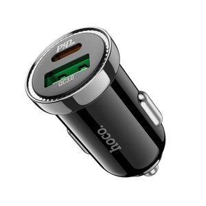 Адаптер автомобільний HOCO Leading car charger Z44 2 usb 20W чорний