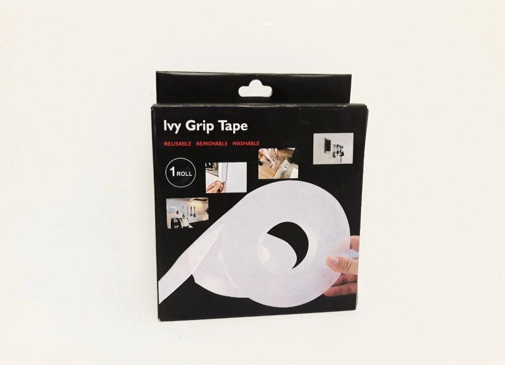 Багаторазова кріпильна стрічка Ivy Grip Tape 5 метрів двосторонній скотч від компанії da1 - фото 1