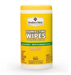 Бактерицидні серветки Member's Mark Disinfecting Wipes