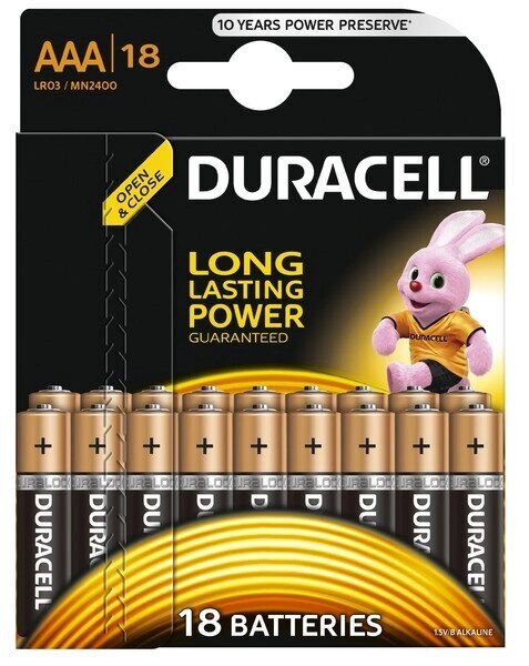 Батарейка Duracell LR03 18 штук/паковання від компанії da1 - фото 1