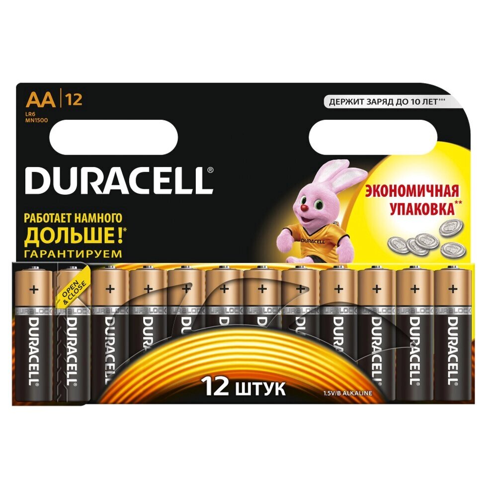 Батарейка Duracell LR06 плакат відривний 6 х 2 шт./пач. від компанії da1 - фото 1