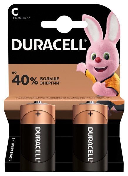 Батарейка Duracell LR14 MN1400 KPN комплект із 2 штук від компанії da1 - фото 1