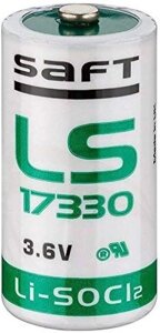 Батарейка літієва SAFT LS17330 STD 2/3A 3.6V lisocl2