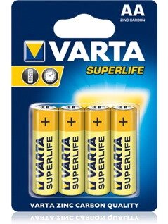 Батарейка VARTA Superlife R6 (AA) 4 шт./пач. від компанії da1 - фото 1