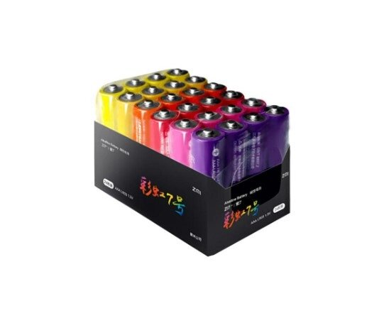 Батарейки ZMI Rainbow AAA batteries 24 штуки паковання AA724 від компанії da1 - фото 1