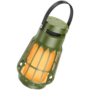 Бездротова колонка — лампа 2 в 1 Hoco BS61 Wild fun outdoor camping light зелена