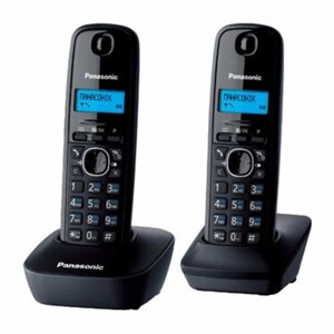 Бездротовий стаціонарний телефон Panasonic KX-TG1612UAH Grey