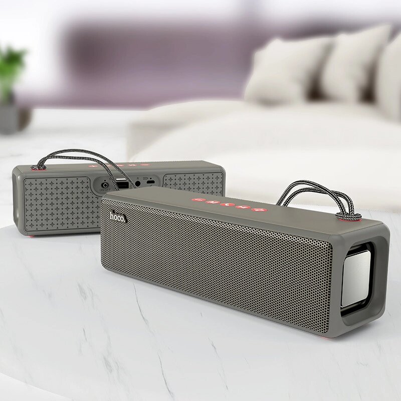 Бездротова колонка HOCO HC3 Bounce sports wireless speaker сіра від компанії da1 - фото 1