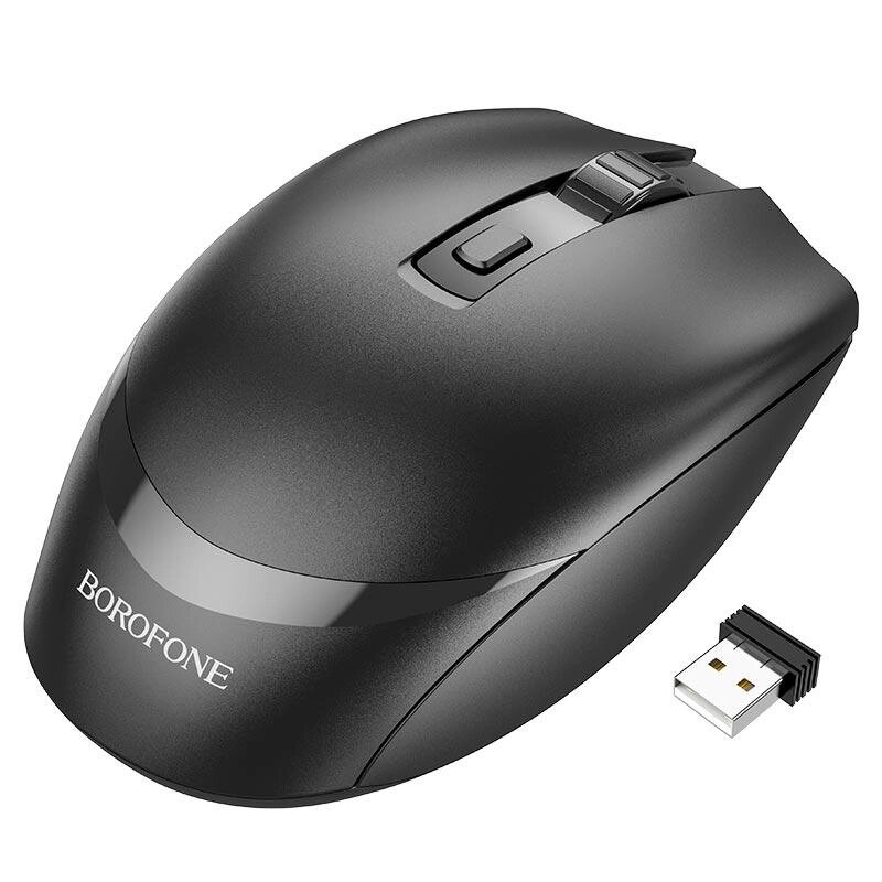 Бездротова оптична миша Borofone BG7 Platinum 2.4G Business Wireless Mouse від компанії da1 - фото 1